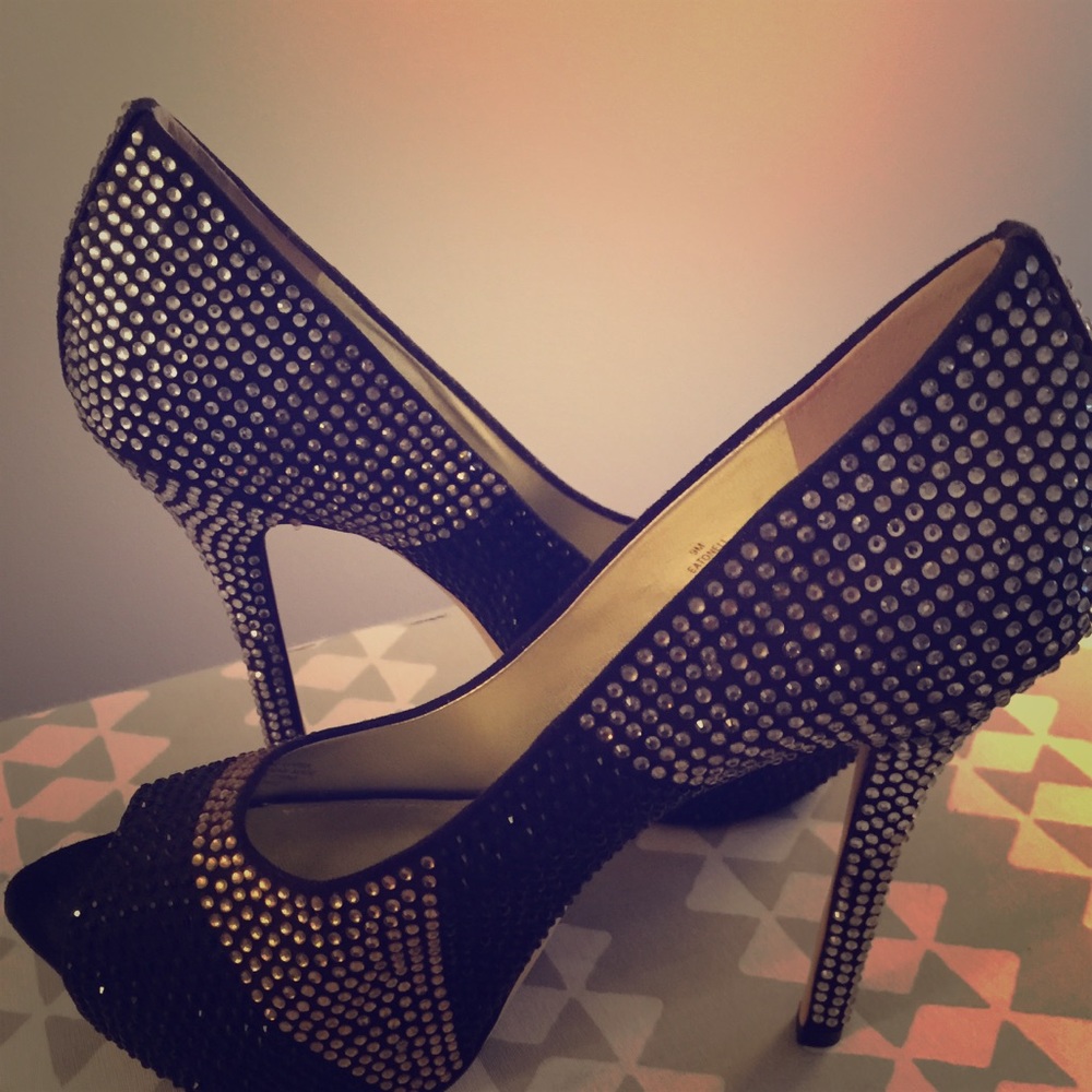 Enzo Angiolini Rhinestone Heels